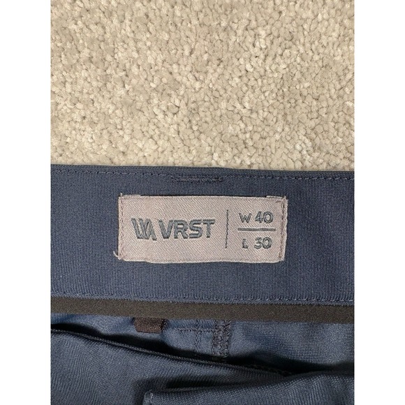 VRST Pants Mens 40x30‎ Tag 39x28 Actual Navy Limitless Golf Stretch Athleisure - Picture 2 of 6
